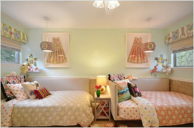 Thiết kế nội thất phòng ngủ cho bé sinh đôi 9