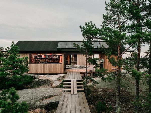 Ngôi nhà nhỏ xíu kiểu cabin mang phong cách Scandinavia đẹp đến nao lòng